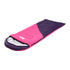 Sleeping Bag Single 213cm Thermal Camping Hiking Pink