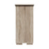 Sideboard Buffet Glass Sliding Door Natural