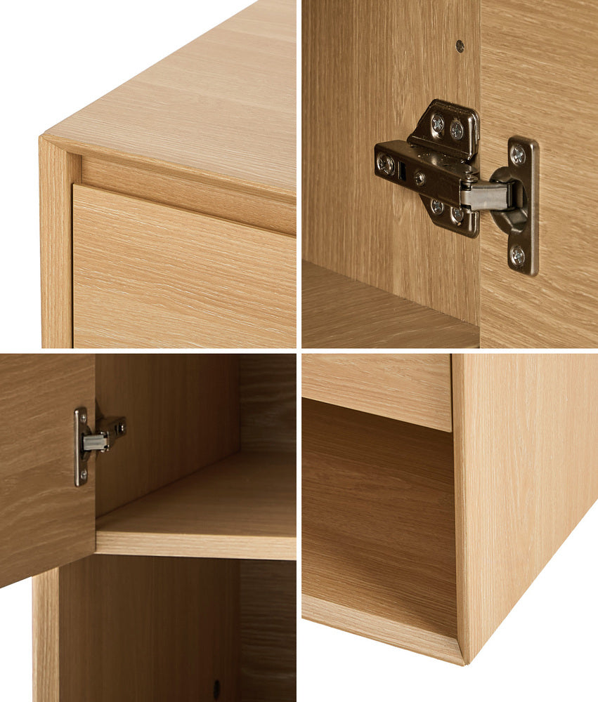 Sideboard Storage 3 Doors Cupboard Hallway Table 120cm