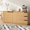 Buffet Sideboard Storage Cabinet 3 Drawers Cupboard