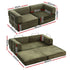 Artiss Convertible Folding Sofa Bed Green