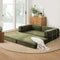 Convertible Folding Sofa Bed Green