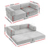 Artiss Convertible Folding Sofa Bed Grey