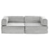 Artiss Convertible Folding Sofa Bed Grey