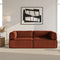 Convertible Folding Sofa Bed Orange