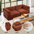 Convertible Folding Sofa Bed Orange