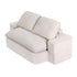 Convertible Corduroy Sofa Bed 30D Foam Sleeper Couch Beige