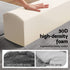 Convertible Corduroy Sofa Bed 30D Foam Sleeper Couch Grey