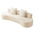 4‑Seater Sofa – High‑Density Foam, Corduroy, Backrest & Pillows, 228cm