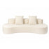 4‑Seater Sofa – High‑Density Foam, Corduroy, Backrest & Pillows, 228cm