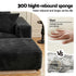 Modular Corduroy U‑Shaped Sofa – 3‑Piece Cloud Couch, No Assembly