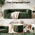 3‑Seater Sofa – Chenille, High‑Density Foam, 186cm, No‑Assembly Design