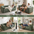 3‑Seater Sofa – Chenille, High‑Density Foam, 186cm, No‑Assembly Design