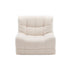 Set of 3 Sofa Modular Boneless Couches No Assembly White