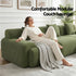 300cm Modular Sofa Bed Comfort L-Shaped Sectional Boneless Couch Green