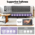 3‑Seater Sofa Bed with Innerspring Core, Adjustable Positions & Metal Frame