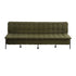3‑Seater Sofa Bed with Innerspring Core, Adjustable Positions & Metal Frame