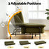 3‑Seater Sofa Bed with Innerspring Core, Adjustable Positions & Metal Frame