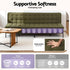 3‑Seater Sofa Bed with Innerspring Core, Adjustable Positions & Metal Frame