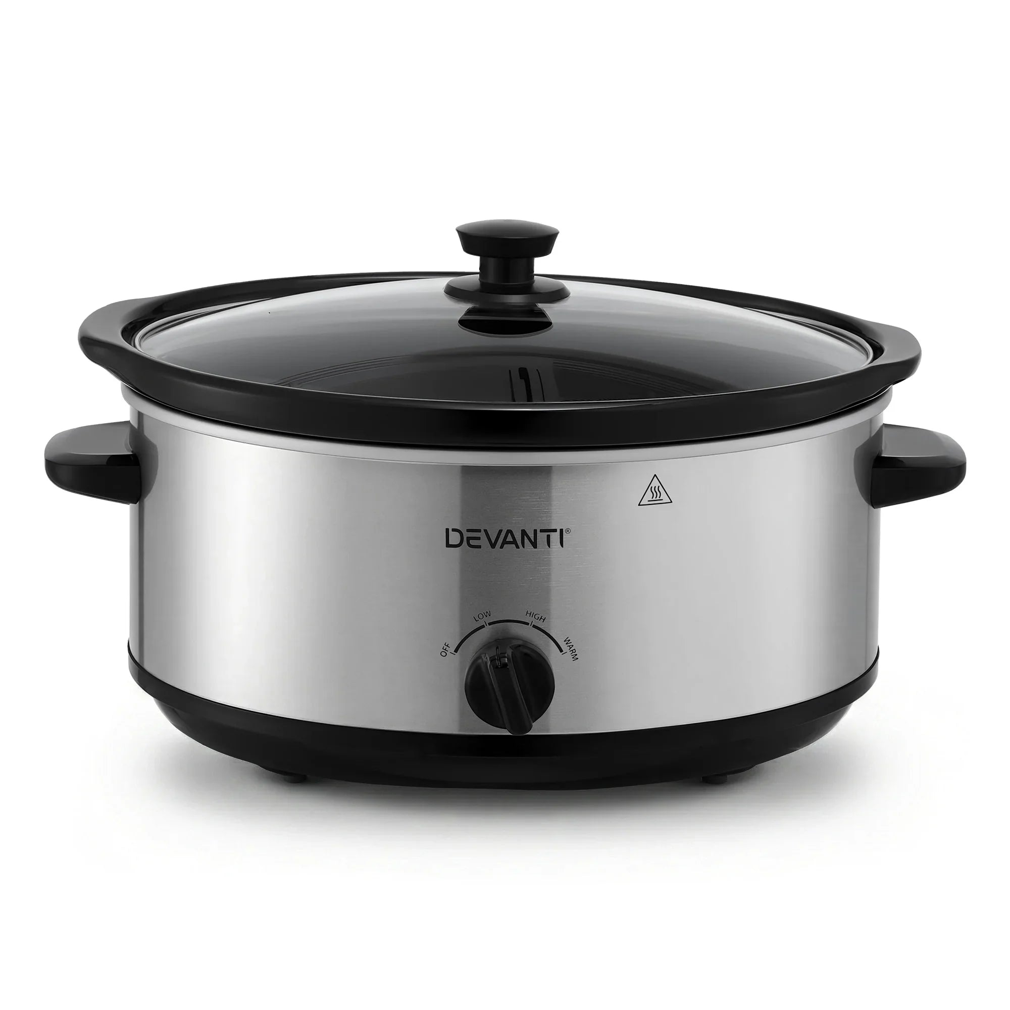 6.5L Slow Cooker Electric Multi Cooker with 3 Heat Settings and Keep Warm Function