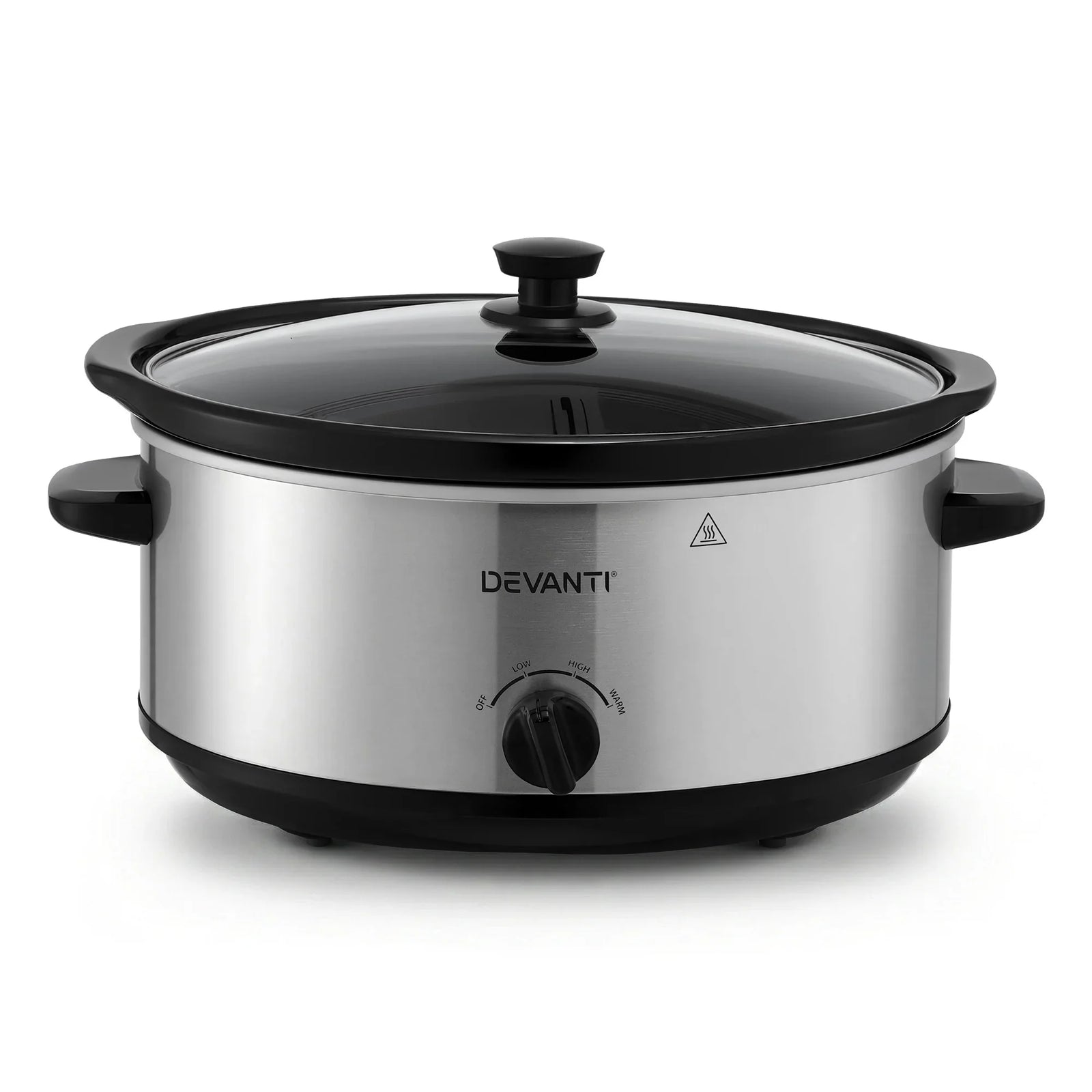 6.5L Slow Cooker Electric Multi Cooker with 3 Heat Settings and Keep Warm Function