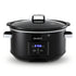 8L Slow Cooker Electric Multi Cooker with 3 Heat Settings and Keep Warm Function