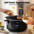8L Slow Cooker Electric Multi Cooker with 3 Heat Settings and Keep Warm Function