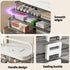 5 Tier Portable Storage Box Detachable with Handles Plastic Clear