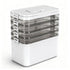 5 Tier Portable Storage Box Detachable with Handles Plastic Clear