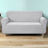Artiss Polar Fleece 3‑Seater Sofa Cover with Stretch Fit & Anti‑Slip Design – Grey