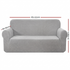 Artiss Polar Fleece 3‑Seater Sofa Cover with Stretch Fit & Anti‑Slip Design – Grey