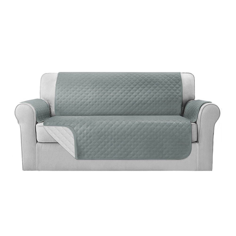 Sofa Cover Couch Covers 3 Seater Easy to Clean Grey