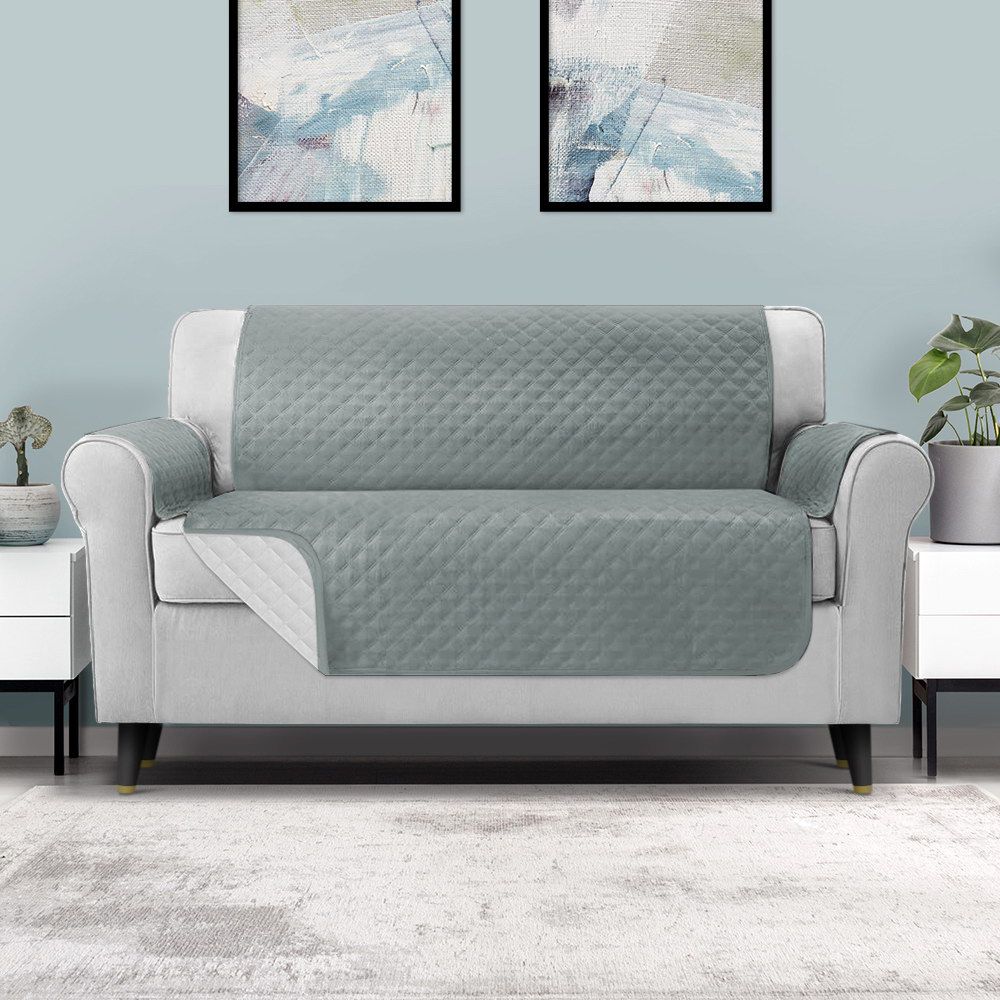 Sofa Cover Couch Covers 3 Seater Easy to Clean Grey
