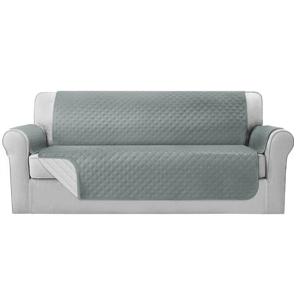 Sofa Cover Couch Covers 4 Seater Easy to Clean Grey