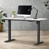 120CM Electric Standing Desk Single Motor Black&White