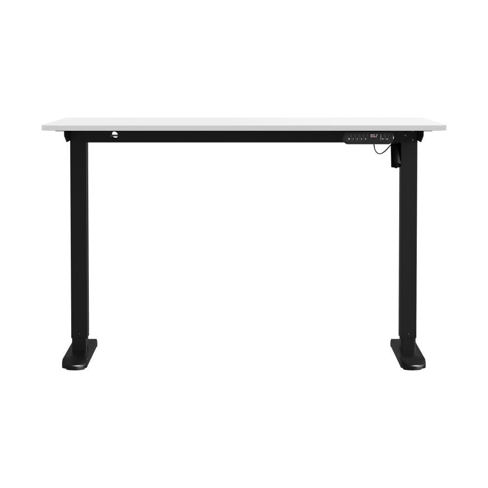 120CM Electric Standing Desk Single Motor Black&White