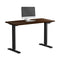 120CM Electric Standing Desk Single Motor Black&Walnut