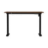 120CM Electric Standing Desk Single Motor Black&Walnut