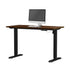 120CM Electric Standing Desk Single Motor Black&Walnut
