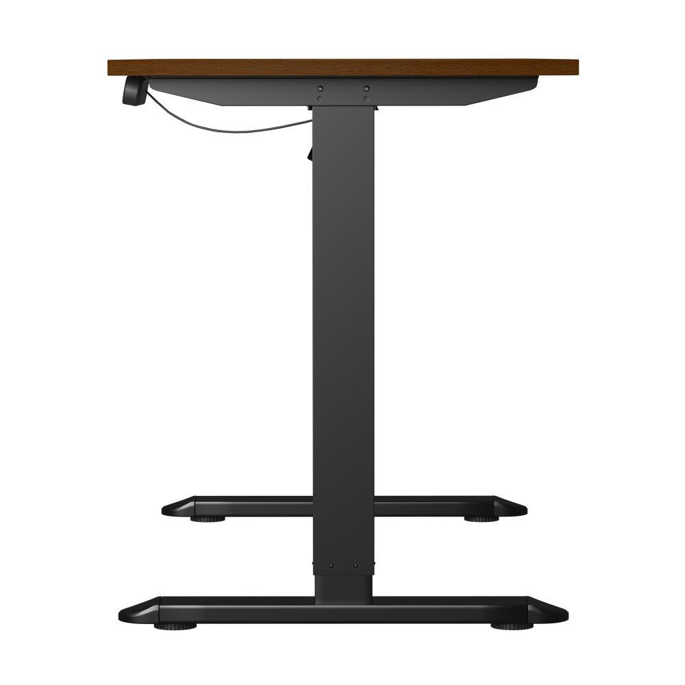 120CM Electric Standing Desk Single Motor Black&Walnut