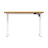 120CM Electric Standing Desk with Drawer Height Adjustable White & Oak