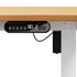 120CM Electric Standing Desk with Drawer Height Adjustable White & Oak
