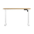 120CM Electric Standing Desk Single Motor White&Oak
