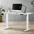 120CM Electric Standing Desk Single Motor White
