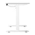 120CM Electric Standing Desk Single Motor White