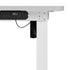 120CM Electric Standing Desk Single Motor White