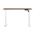 120CM Electric Standing Desk Single Motor White&Walnut