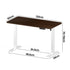 120CM Electric Standing Desk Single Motor White&Walnut