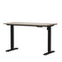 Electric Standing Desk Single Motor Black&Grey-Oak 140CM