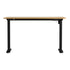 Electric Standing Desk Single Motor Black&Oak 140CM